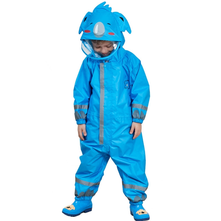 Kinder Einteiler-Regenmantel Jungen und Mädchen Leichter Kapuzenponcho, S, L, M
