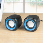 YEEZE A1 Multimedia USB2.0 Desktop-Lautsprecher Mini Computer Notebook Lautsprecher, Weiß Blau, Weiß Grün, Weiß Lila, Weiß Orange, Schwarz Blau, Schwarz Grün, Schwarz Lila, Schwarz Orange, Vergoldetes Schwarz, Vergoldetes Weiß, Vergoldetes Schwarz