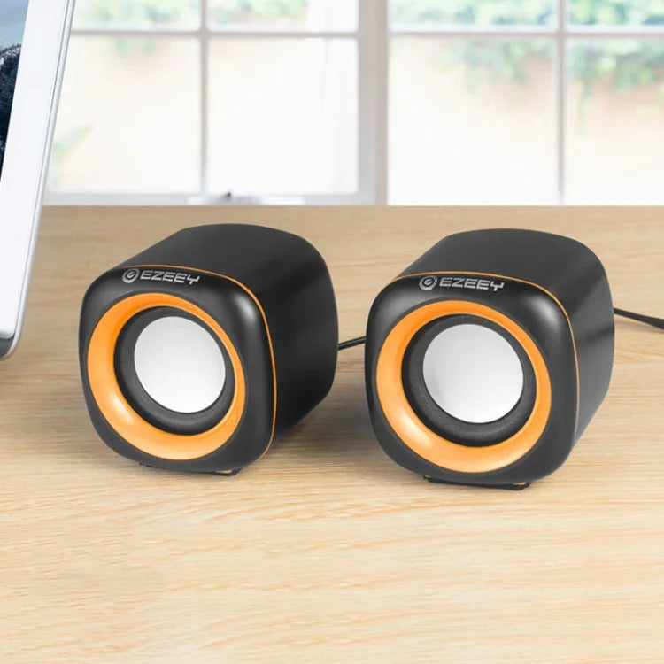 YEEZE A1 Multimedia USB2.0 Desktop-Lautsprecher Mini Computer Notebook Lautsprecher, Weiß Blau, Weiß Grün, Weiß Lila, Weiß Orange, Schwarz Blau, Schwarz Grün, Schwarz Lila, Schwarz Orange, Vergoldetes Schwarz, Vergoldetes Weiß, Vergoldetes Schwarz