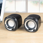 YEEZE A1 Multimedia USB2.0 Desktop-Lautsprecher Mini Computer Notebook Lautsprecher, Weiß Blau, Weiß Grün, Weiß Lila, Weiß Orange, Schwarz Blau, Schwarz Grün, Schwarz Lila, Schwarz Orange, Vergoldetes Schwarz, Vergoldetes Weiß, Vergoldetes Schwarz