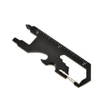 7-in-1-Multifunktions-Schlüsselanhänger-Toolkarte für draußen, 7-in-1
