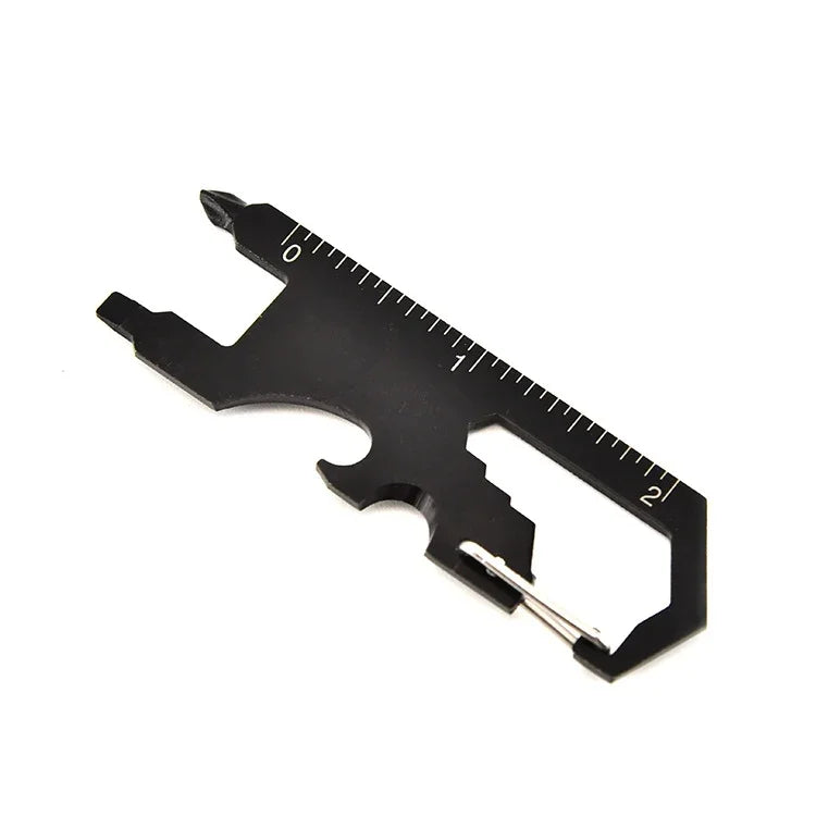 7-in-1-Multifunktions-Schlüsselanhänger-Toolkarte für draußen, 7-in-1