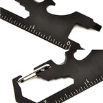 7-in-1-Multifunktions-Schlüsselanhänger-Toolkarte für draußen, 7-in-1