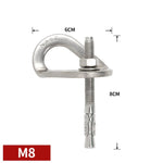 XINDA Fels-Bolzen Expansionsnägel Hängende Tablette Edelstahl Höhlenkletternagel, M8 Kletternagel, M10 Kletternagel