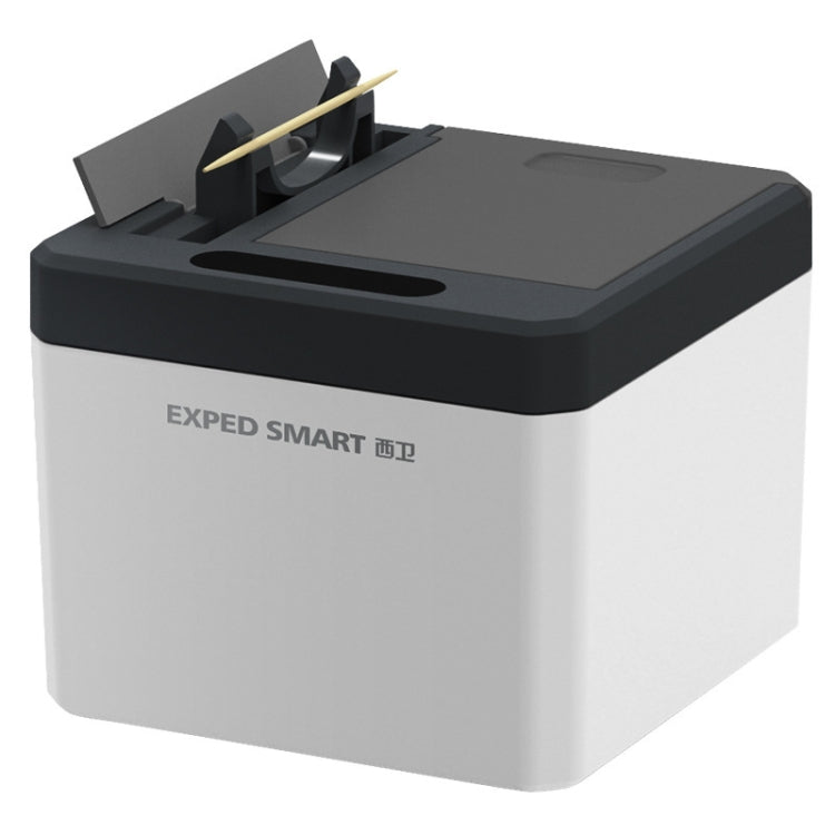 EXPED SMART Intelligente Induktion Automatische Zahnstocherbox Haushalt Restaurant Elektrischer Zahnstocherhalter, Batterieversion, USB-Ladeversion