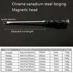 7-teiliger Satz Schlagschraubendreher, ölbeständig, durchgehender Schaft, für Haushalt und Autoreparatur, Farbe zufällig geliefert, 7-teiliger Satz