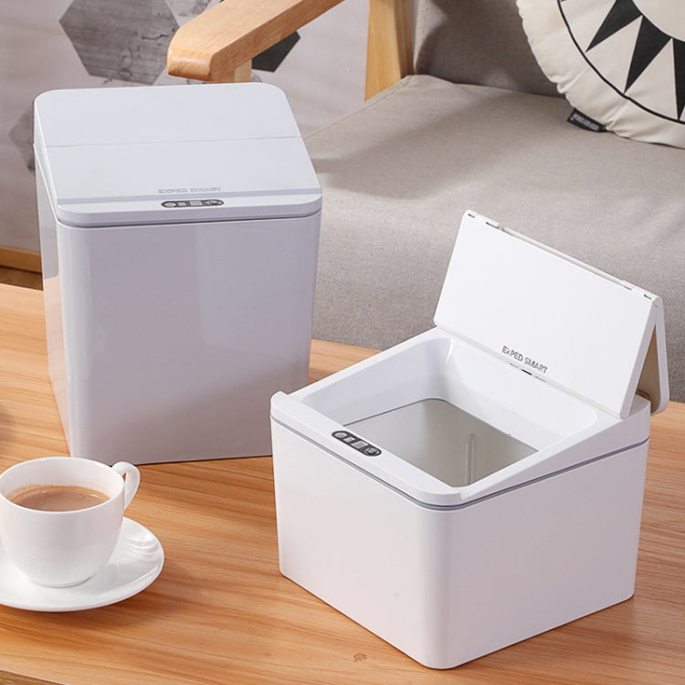 EXPED SMART Desktop Smart Induktions-Elektro-Aufbewahrungsbox Auto-Mülleimer, 4L Batterieversion (Weiß), 4L Ladeversion (Weiß), 4L Batterieversion (Grau), 4L Ladeversion (Grau), 6L Batterieversion (Weiß), 6L Ladeversion (Weiß)
