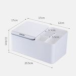 EXPED SMART Intelligente Induktions-Desktop-Elektro-Aufbewahrungsbox, USB-Laden (Grau)