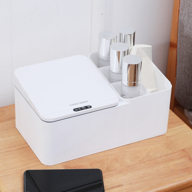 EXPED SMART Intelligente Induktions-Desktop-Elektro-Aufbewahrungsbox, USB-Laden (Grau)
