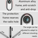 Sunnylife IST-Q9439 Halterungsstabilisator für Insta360 GO, Kamerarahmenadapter, Rucksackclip, Stativ