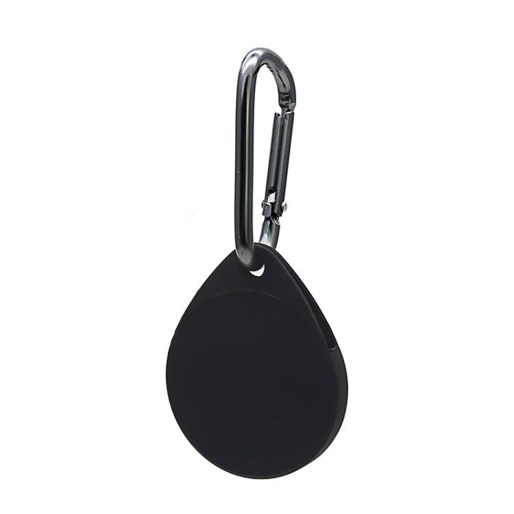 2er Set tropfenförmige stoßfeste kratzfeste Silikon-Schutzhülle mit Karabiner für AirTag 2. Gen / AirTag 1. Gen
