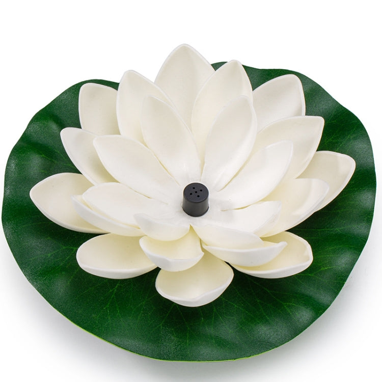 Solar Fountain Floating Views Garden Pool Water Scene, Lotus Leaf Flower Style,Color Random Deilvery, Lotus Leaf Flower Solar Fountain