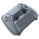 JYS-P5121 Bluetooth-Funktastatur mit Grifffunktion für Sprachchats, externe Tastatur, geeignet für PS5, Hinweis: Ohne Griff, JYS-P5121 (Grau)