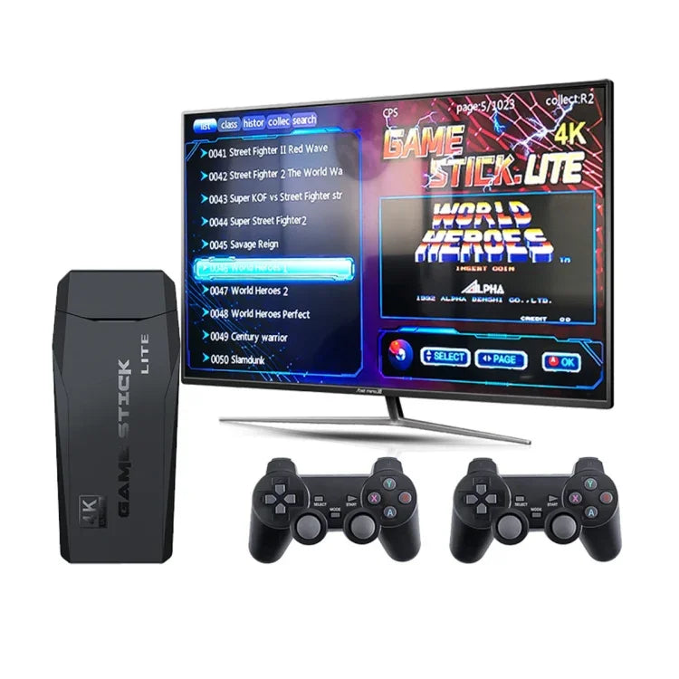 M8 Kabellose HDMI-Arcade-Spielkonsole für den Heimfernseher (Mini-Spielautomat) mit 2 Gamepads, M8 32G (kabellos), M8 64G (kabellos)