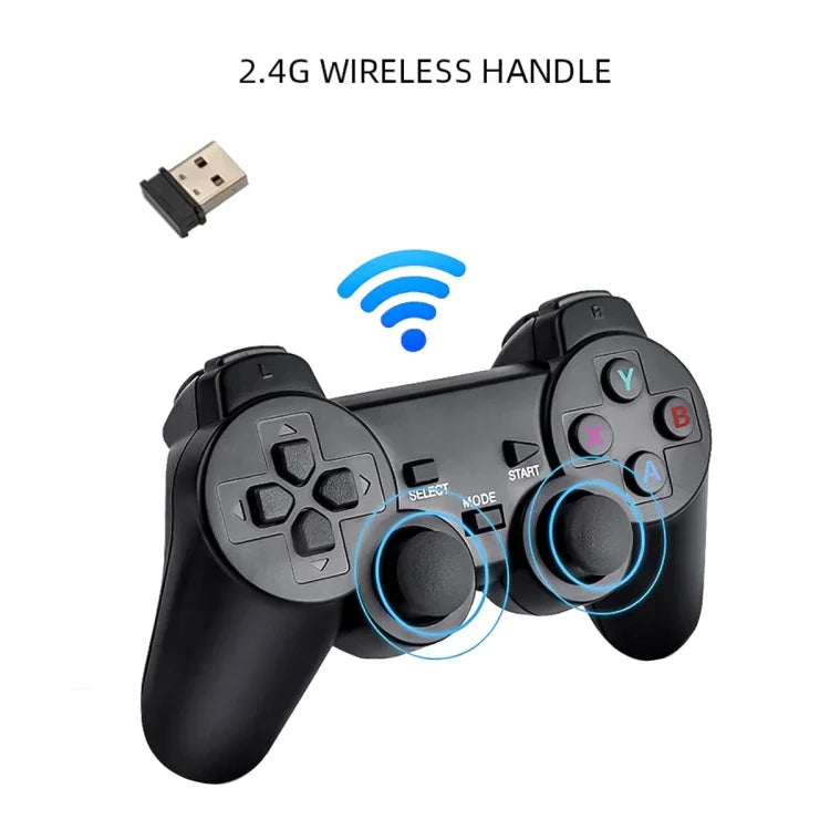 M8 Kabellose HDMI-Arcade-Spielkonsole für den Heimfernseher (Mini-Spielautomat) mit 2 Gamepads, M8 32G (kabellos), M8 64G (kabellos)