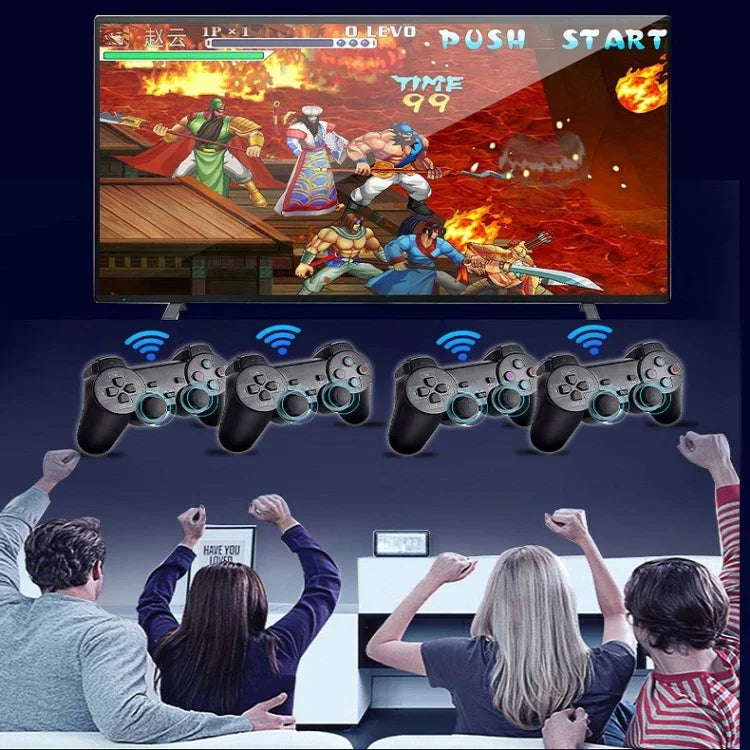 M8 Kabellose HDMI-Arcade-Spielkonsole für den Heimfernseher (Mini-Spielautomat) mit 2 Gamepads, M8 32G (kabellos), M8 64G (kabellos)