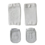 Summer Children Knee Pads Baby Floor Socks Baby Non-Slip Crawling Sports Protection Suit, S 0-1 Years Old, M 1-3 Years Old