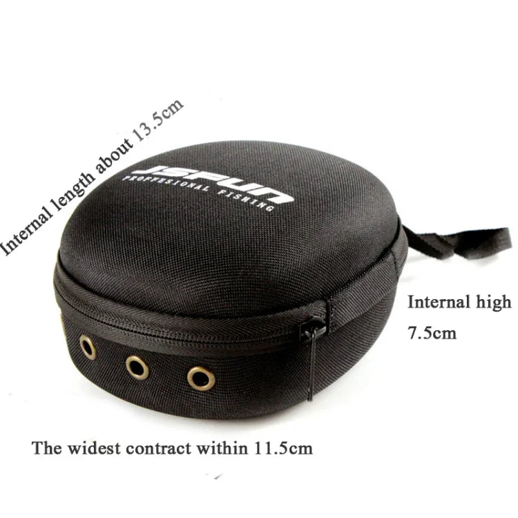 JSFUN Tropfenförmige Angelrollen-Tasche, Spinnrollen-Zubehör, Angelgeräte-Tasche, Schutzhülle für Angelrollen