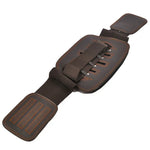 Stahlplatten-Stütz- und Fixierungs-Lederschutz-Taillengürtel-Lendenorthese, Größen: S (64-70 cm), M (74-84 cm), L (86-94 cm), XL (98-106 cm), XXL (106-120 cm)