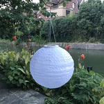 26LM Solar-Laterne für den Außenbereich, weiß, zum Aufhängen, Hochzeit, Festival, Feier, Laterne, Hof, Dekoleuchte