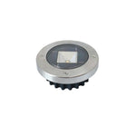 Solar-Gartenleuchte, wasserdicht, für den Außenbereich, Rasen, Boden, weißes Licht, warmes Licht