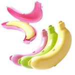 2 Stück niedliche Obst Bananen Schutzbox in 3 Farben, Brotdose Aufbewahrungsbox für Kinder