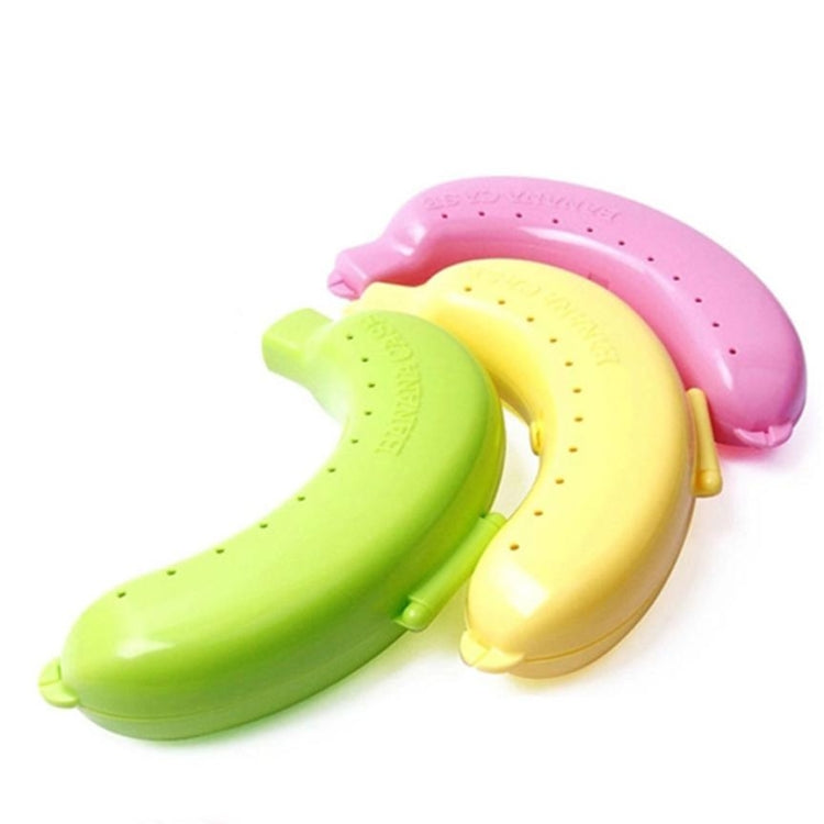 2 Stück niedliche Obst Bananen Schutzbox in 3 Farben, Brotdose Aufbewahrungsbox für Kinder