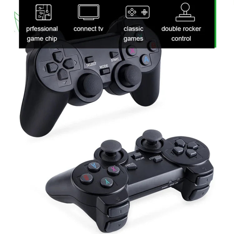 Y3 Lite Wireless Doppel-HD-Spielkonsole, 32 GB, 3000 Spiele, 64 GB, 10.000 Spiele