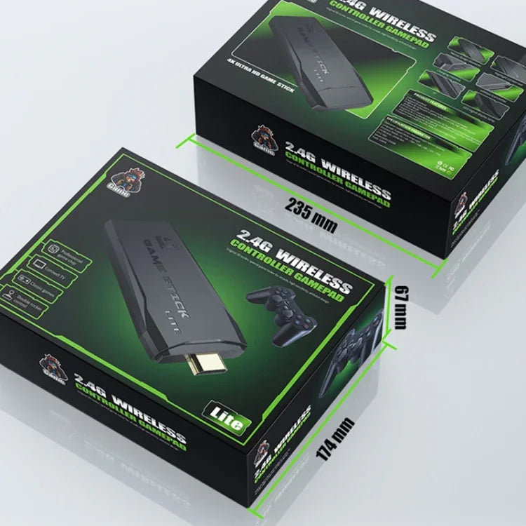 Y3 Lite Wireless Doppel-HD-Spielkonsole, 32 GB, 3000 Spiele, 64 GB, 10.000 Spiele