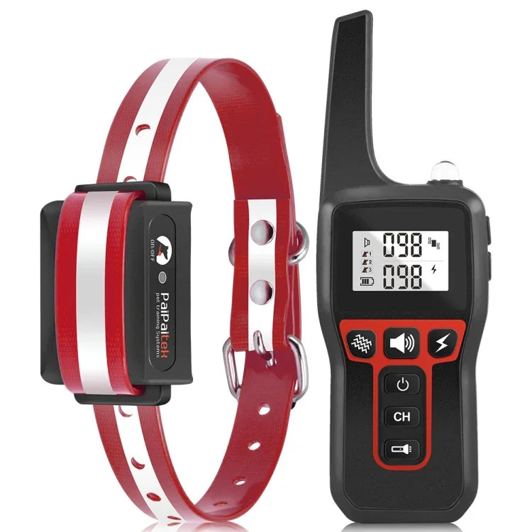 PaiPaitek PD529 Fernbedienungs-Hundetrainingsgerät mit Sprachsteuerung und Antibellfunktion, Hundetrainingsgerät, PD529 (Schwarz), PD529 (Rot), PD529 (Orange), PD529 (Gelb)