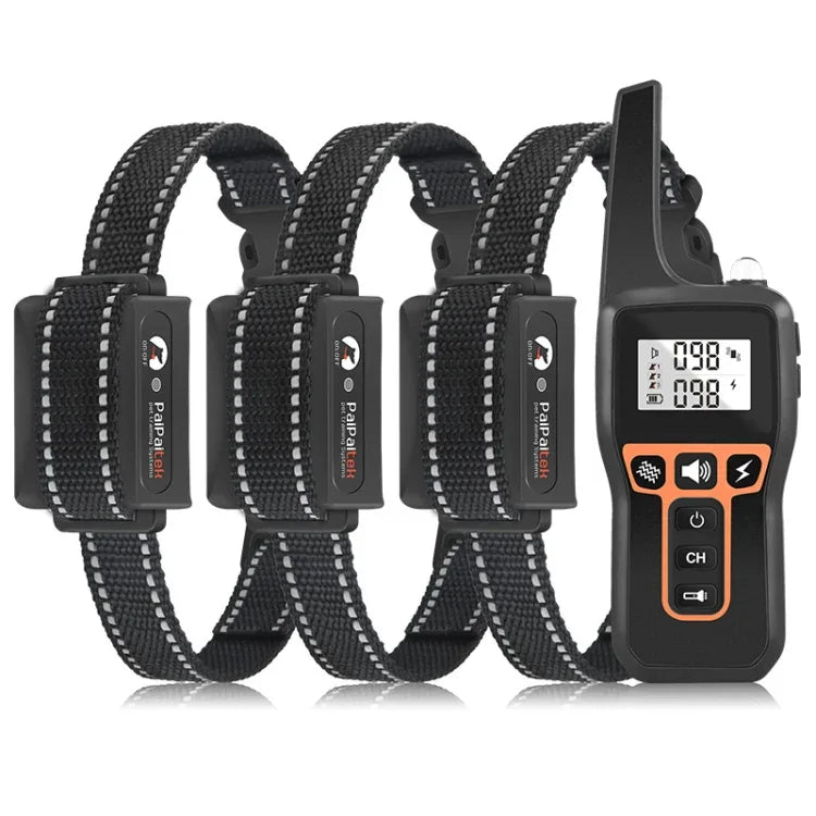 PaiPaitek PD529-3 Fernbedienung für Hundeerziehung, Sprachsteuerung, Bellstopper, elektronisches Halsband für Hundeerziehung, PD529-3