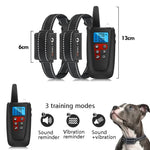 PaiPaitek PD526V-2 1-in-2 100-stufiges Hundetrainingsgerät mit Schall- und Vibrationsfunktion, elektronisches Fernbedienungshalsband, PD526V-2