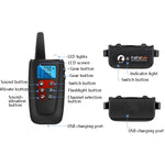 PaiPaitek PD526V-2 1-in-2 100-stufiges Hundetrainingsgerät mit Schall- und Vibrationsfunktion, elektronisches Fernbedienungshalsband, PD526V-2