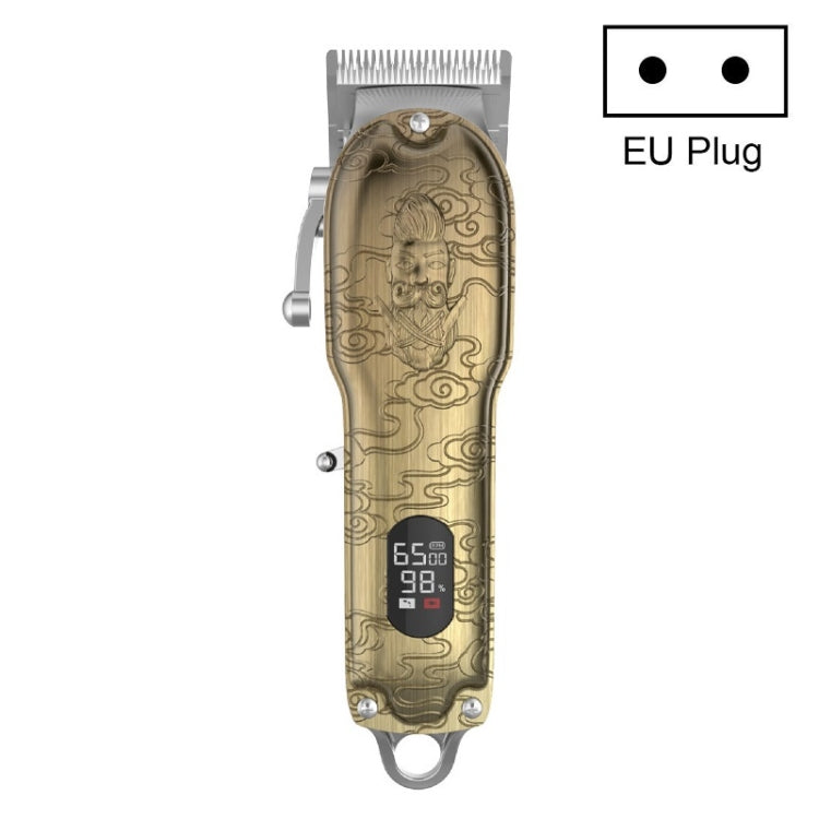 RESUXI Retro Piaget Haarschneider LCD Digitalanzeige Hochleistungs-Haarschneider, JM-106 EU Stecker