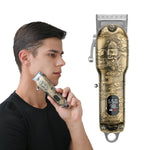 RESUXI Retro Piaget Hair Clipper LCD Digital Display High-Power Hair Clipper, JM-106 EU Plug