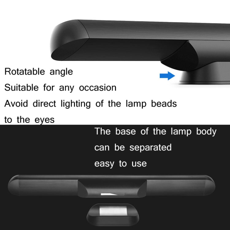 Studentenwohnheim LED Schreibtischlampe Schreibtisch Augenschutz Leselampe Spezifikation：, Direkteinschub, Dreidimensionales Dimmen, Stufenloses Dimmen, Fernbedienungsstil