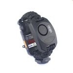 Multifunktionales geflochtenes Schirmseil-Uhren-Alarm-Armband Outdoor-Überlebensarmband