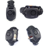 Multifunktionales geflochtenes Schirmseil-Uhren-Alarm-Armband Outdoor-Überlebensarmband