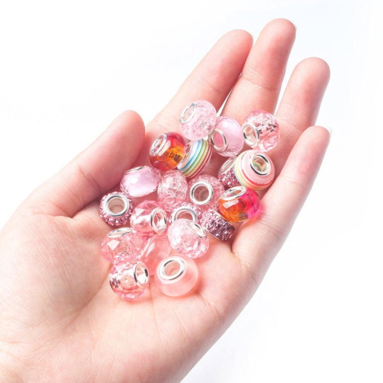 63-teiliges DIY-Armband für Kinder, 63-teilig (Rosa)