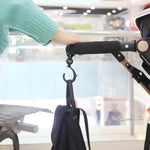 JOYREN 2er-Set Kinderwagen-Haken rutschfest und strapazierfähig, 2 Sets Kinderwagen-Haken