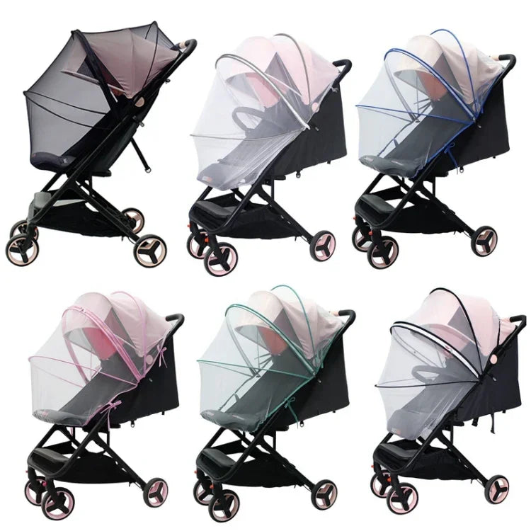 Kinderwagen-Moskitonetz, vollständige Abdeckung, vielseitig, verschlüsselt