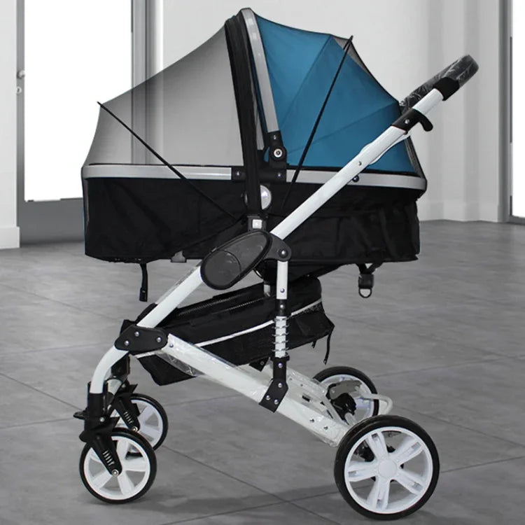 Kinderwagen-Moskitonetz, vollständige Abdeckung, vielseitig, verschlüsselt
