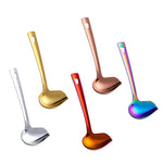 Suppenlöffel aus 304 Edelstahl, verdickter Soßenlöffel, Suppenlöffel (Silber), Suppenlöffel (Magisches Bunt), Suppenlöffel (Gold), Suppenlöffel (Roségold), Suppenlöffel (Magisches Rot)