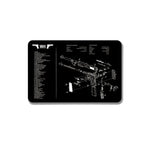 2 Stück rutschfeste, einseitig verwendbare Mauspads mit Wärmeübertragung für Büro und Gaming, 2 mm, 3 mm, 4 mm, 5 mm