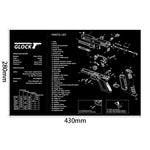 2 Stück rutschfeste, einseitig verwendbare Mauspads mit Wärmeübertragung für Büro und Gaming, 2 mm, 3 mm, 4 mm, 5 mm