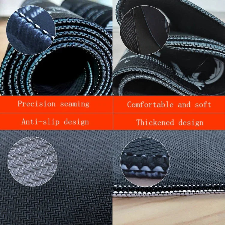 2 Stück rutschfeste, einseitig verwendbare Mauspads mit Wärmeübertragung für Büro und Gaming, 2 mm, 3 mm, 4 mm, 5 mm