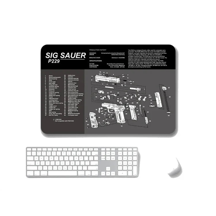 2 Stück rutschfeste, einseitig verwendbare Mauspads mit Wärmeübertragung für Büro und Gaming, 2 mm, 3 mm, 4 mm, 5 mm