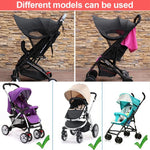 Stroller Sunshade Anti-Ultraviolet Stroller Shed, Black Waterproof