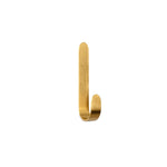 Messing Goldfarbe Gebürsteter Haken, stanzfrei, Metall-Hängehaken, klein, groß