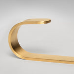 Messing Goldfarbe Gebürsteter Haken, stanzfrei, Metall-Hängehaken, klein, groß